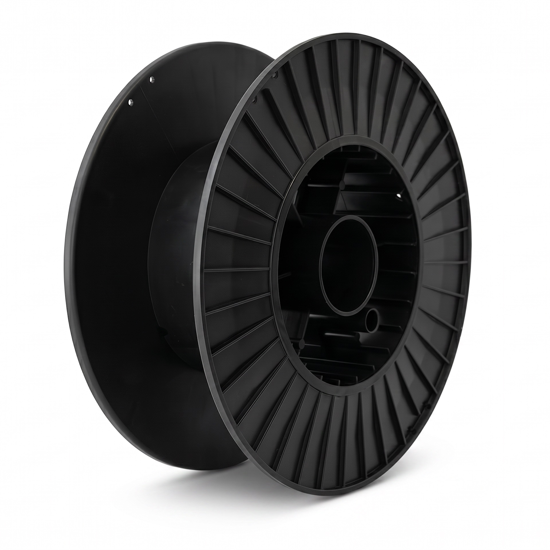 D270 high-volume black plastic spool for heavy welding wire winding