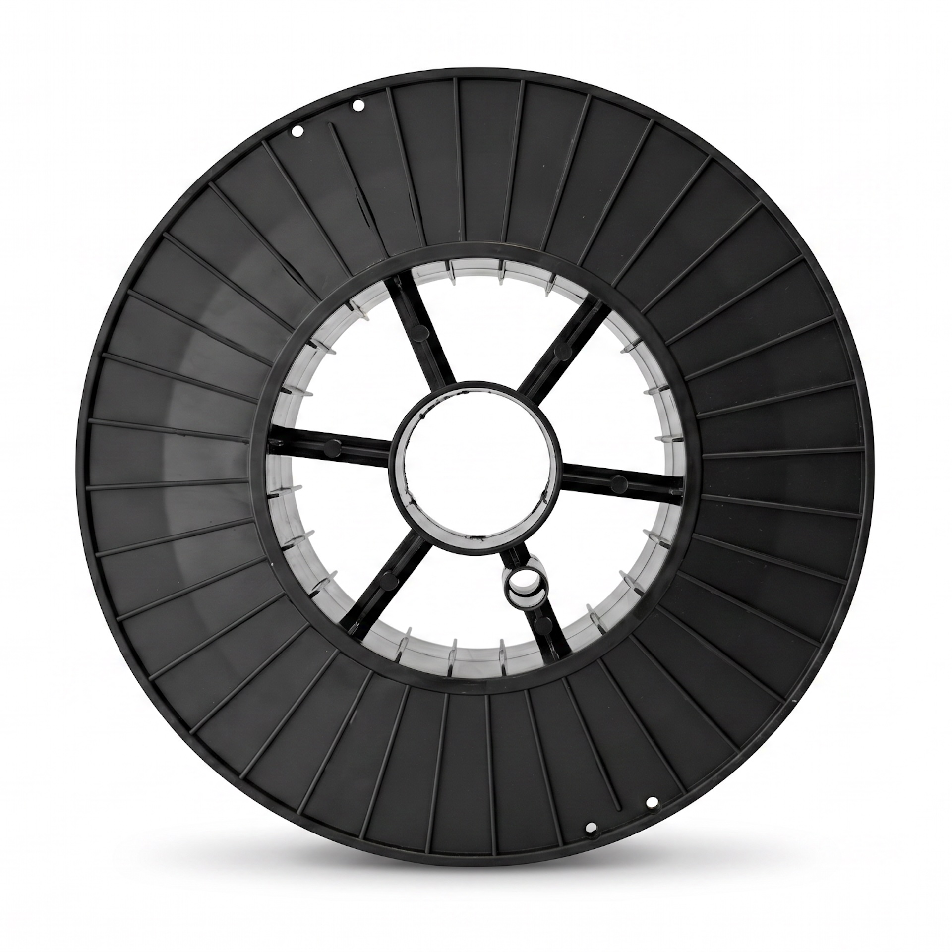 D270 high-volume black plastic spool for heavy welding wire winding — View 3